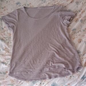 Striped Gray Women's Top